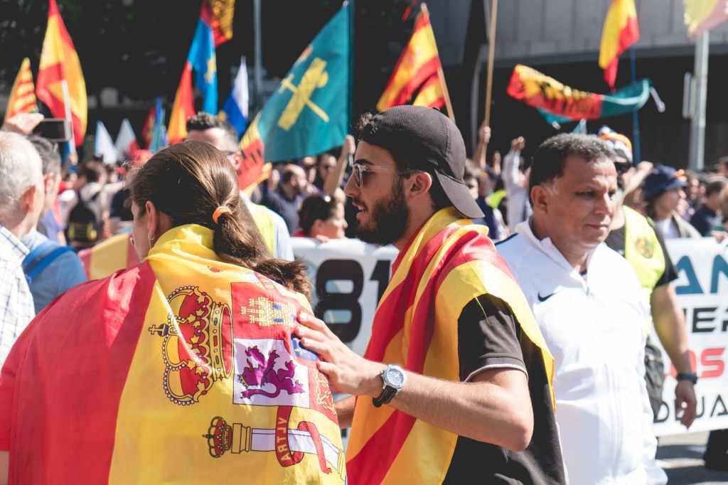 A Tearful Footballer and People Dressed in&nbsp;Flags